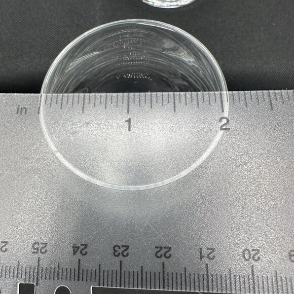 Bohemian Czech Crystal Shot Glasses 3oz Weighted Base Set of 6 Vintage 1990s - Picture 8 of 8